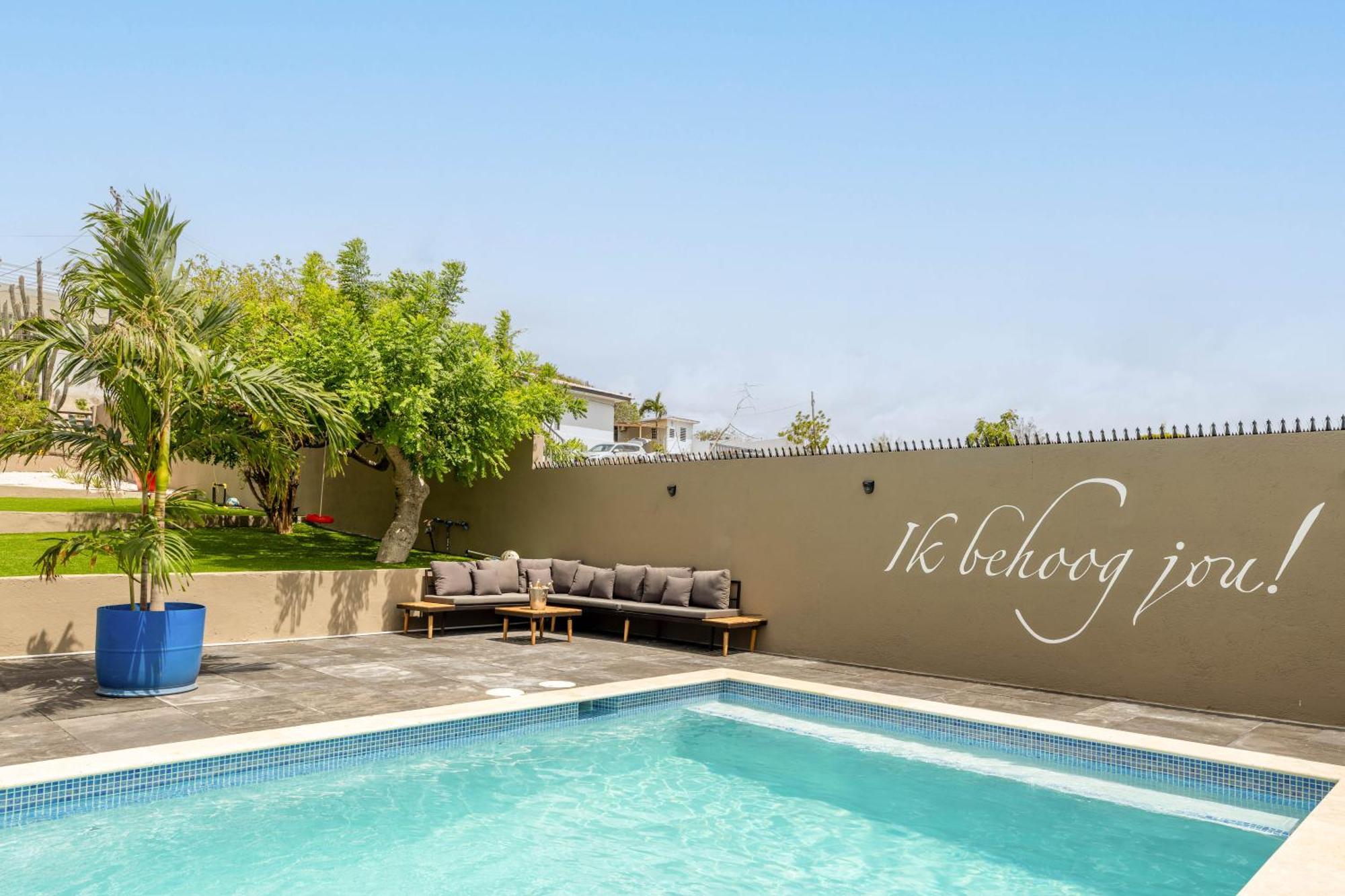 Familiewoning Met Prive Zwembad Βίλα Βίλλεμσταντ Εξωτερικό φωτογραφία